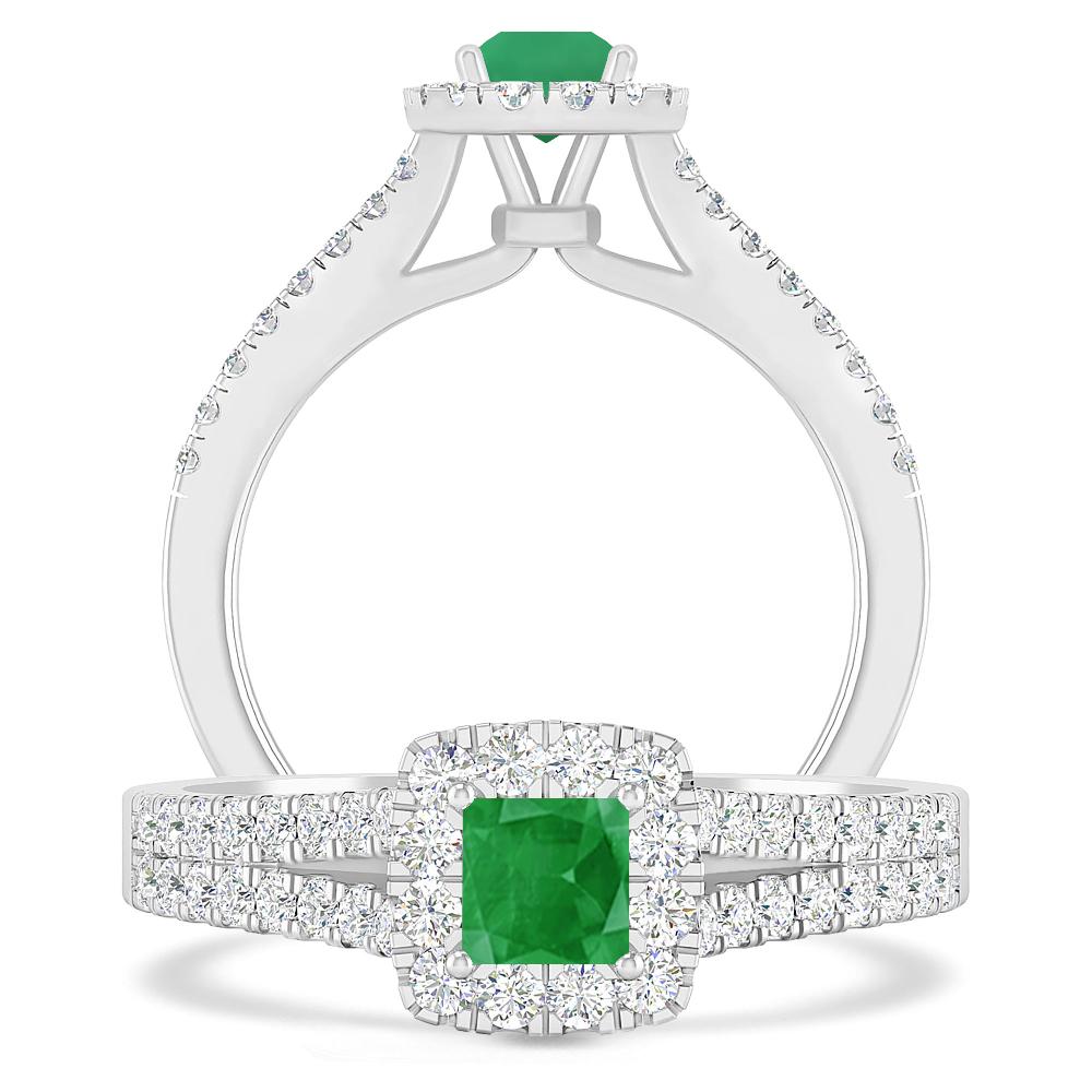 White Gold - Emerald