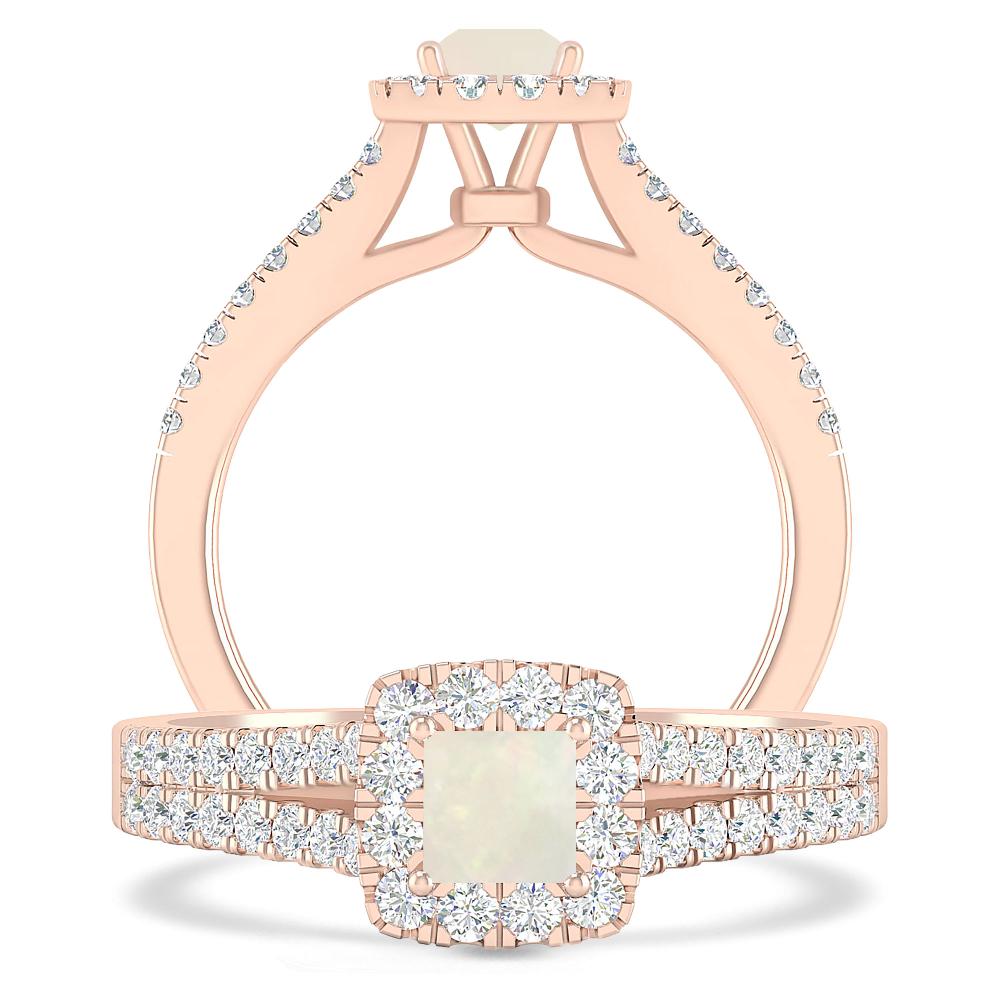 Rose Gold - Opal