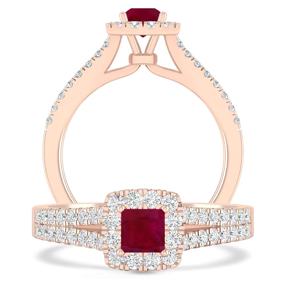 Rose Gold - Ruby