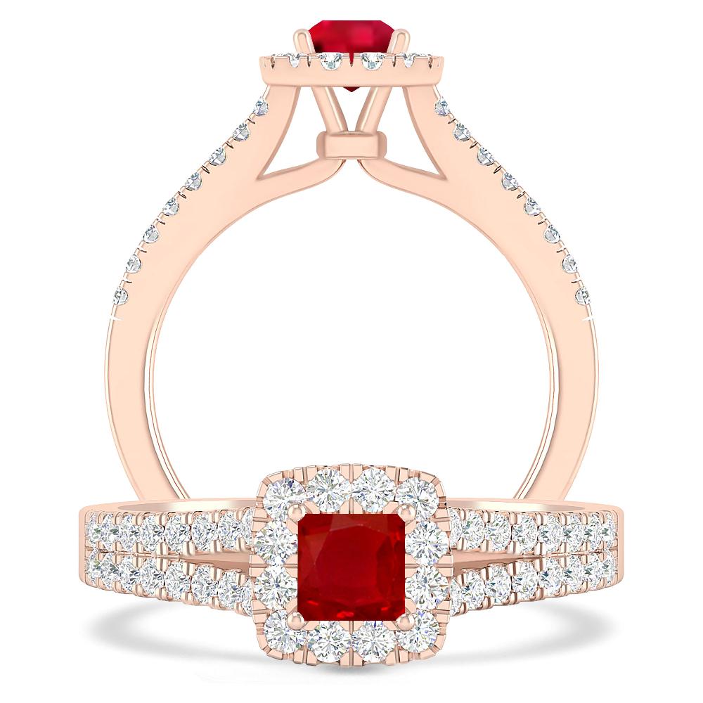 Rose Gold - Ruby