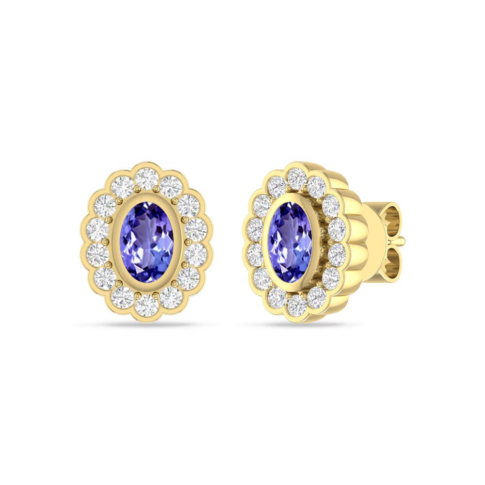 Yellow Gold - Tanzanite
