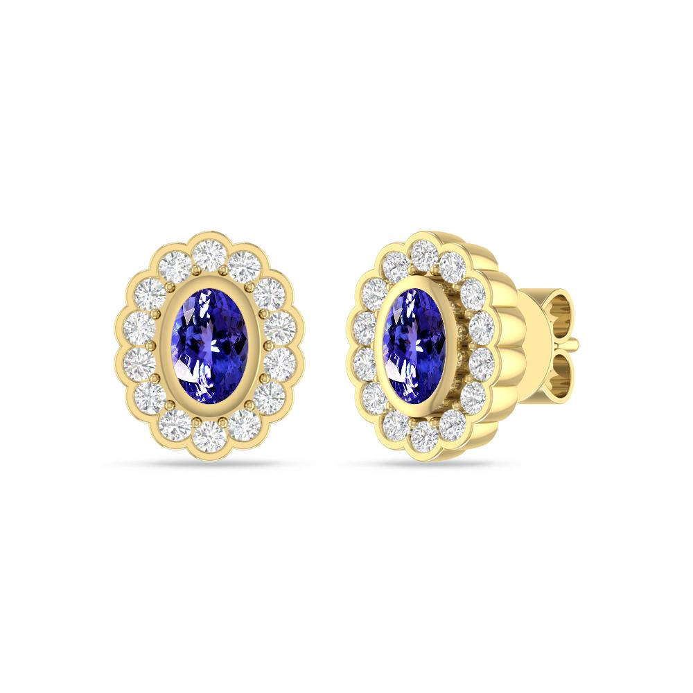 Yellow Gold - Tanzanite