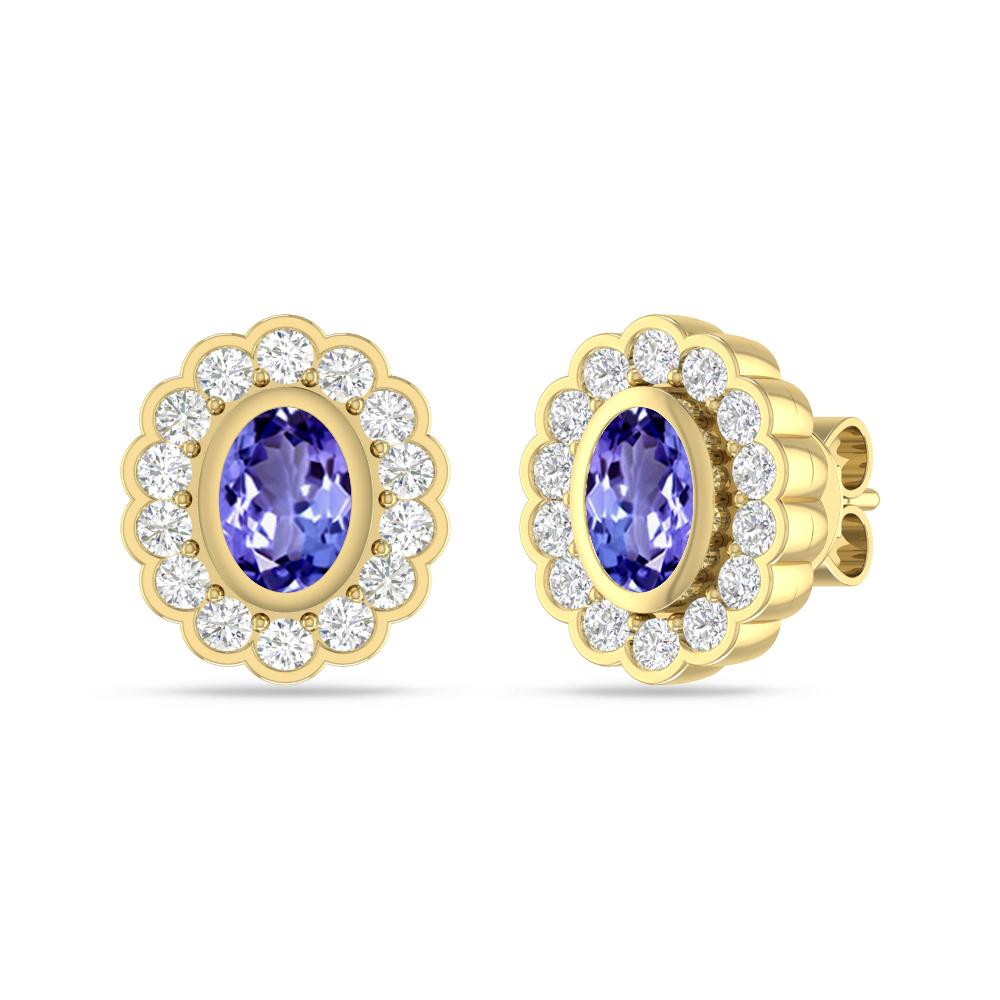 Yellow Gold - Tanzanite