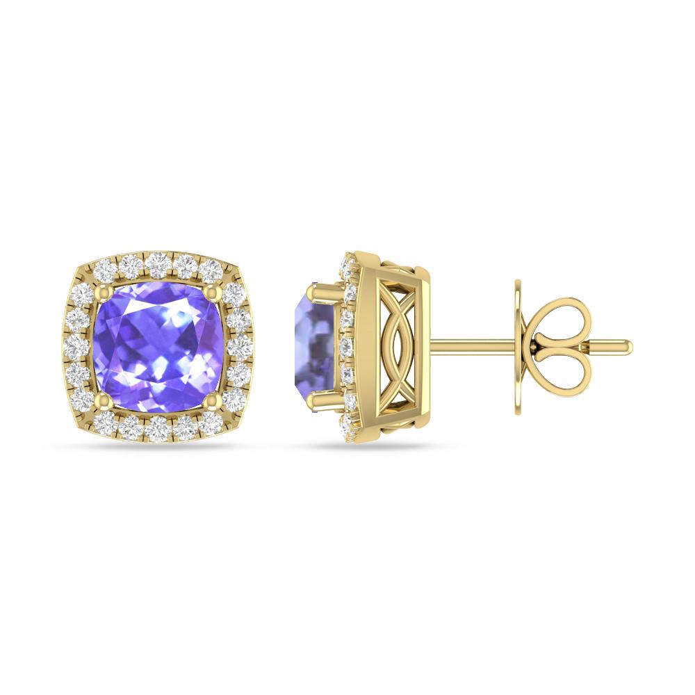 Yellow Gold - Tanzanite