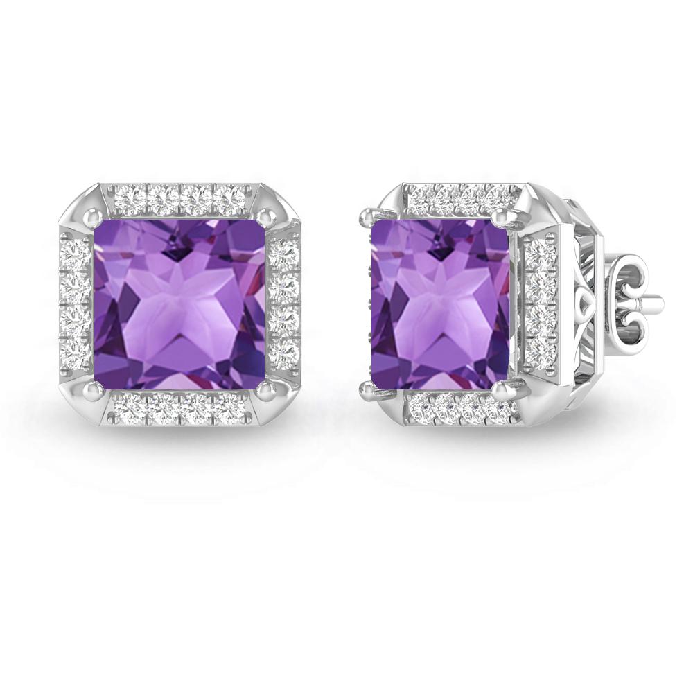 White Gold - Amethyst