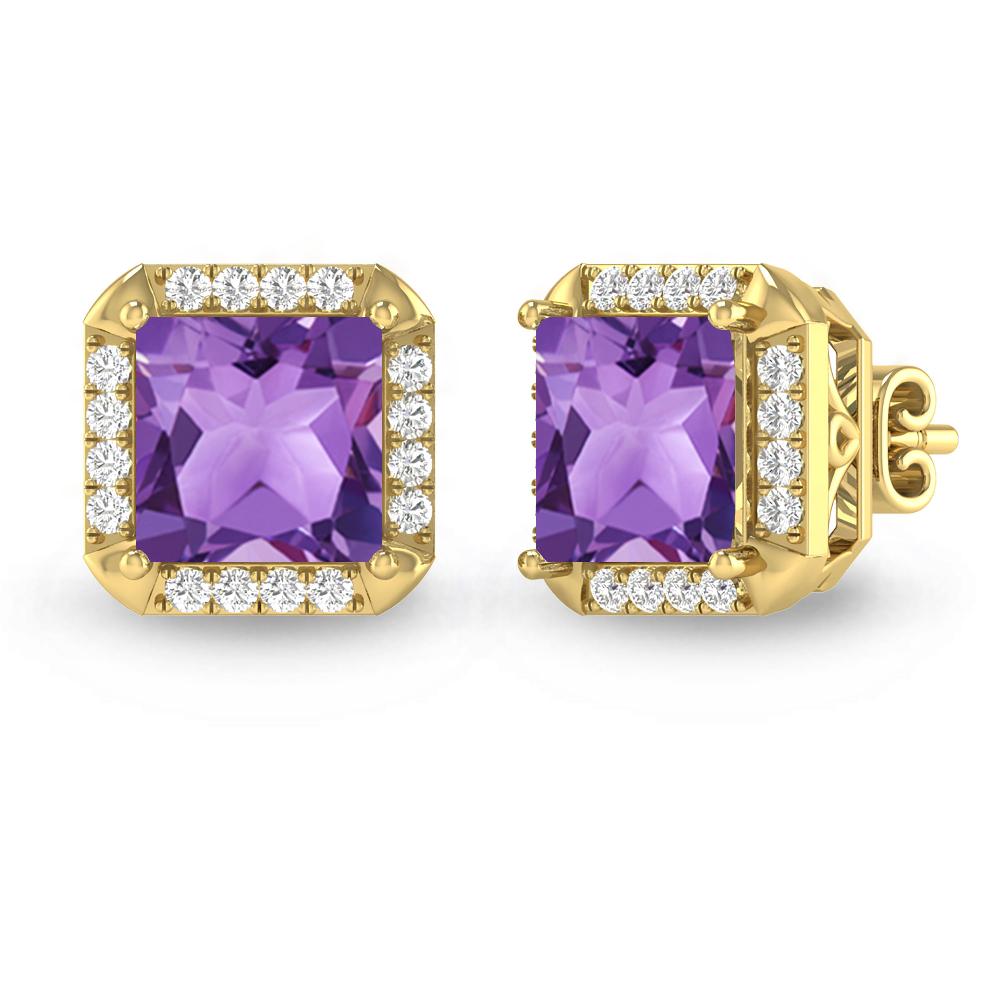 Yellow Gold - Amethyst