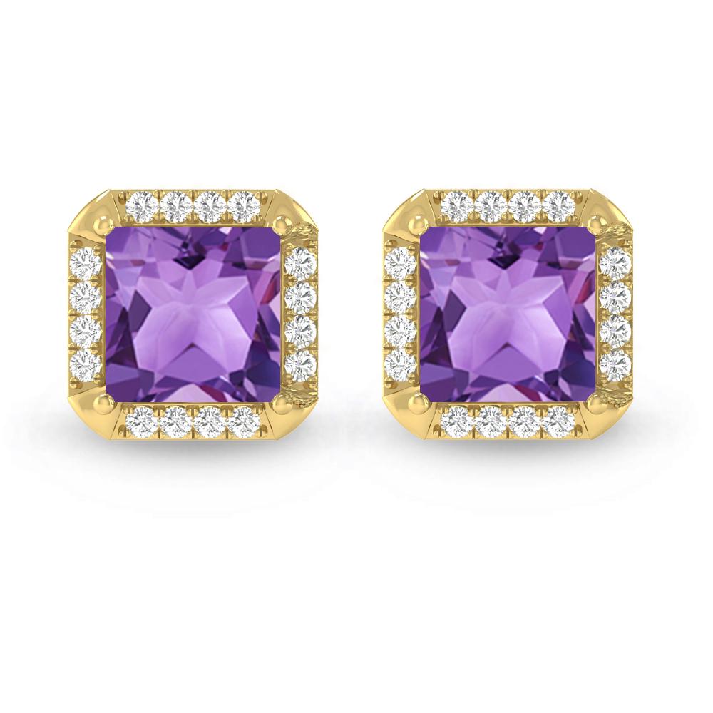 Yellow Gold - Amethyst