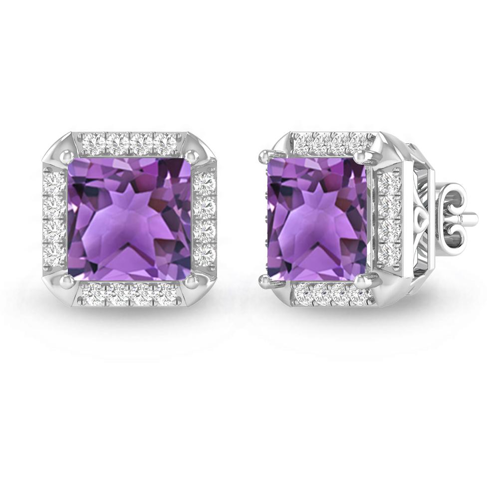 White Gold - Amethyst