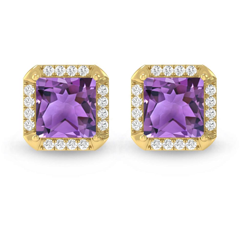 Yellow Gold - Amethyst