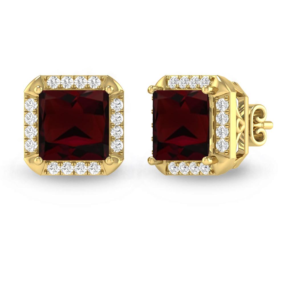 Yellow Gold - Garnet