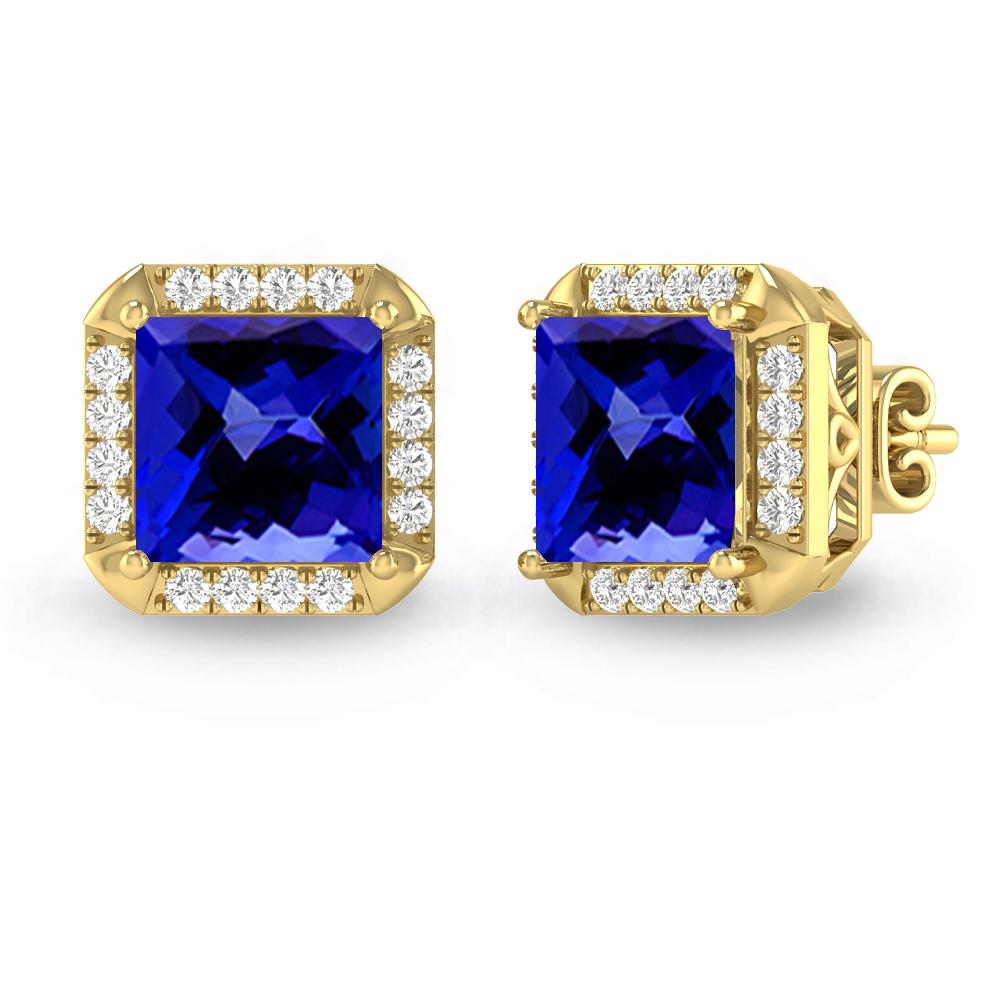 Yellow Gold - Tanzanite