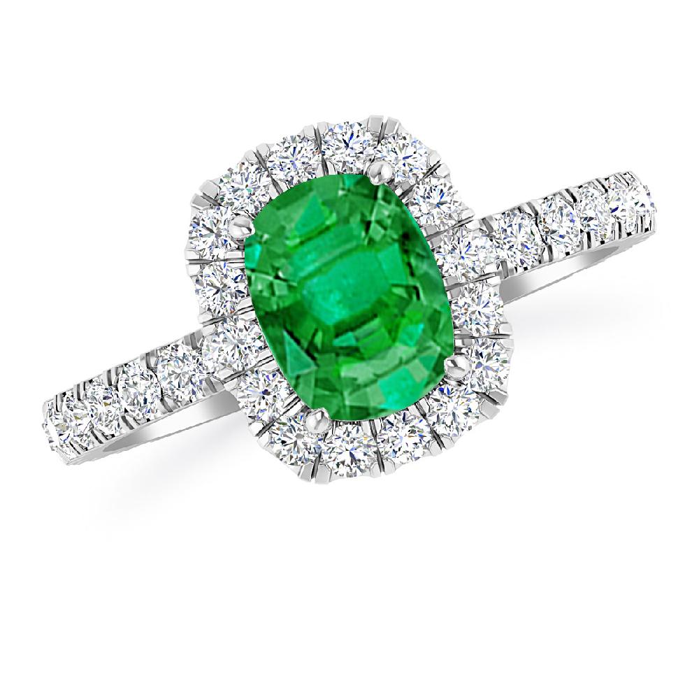 White Gold - Emerald