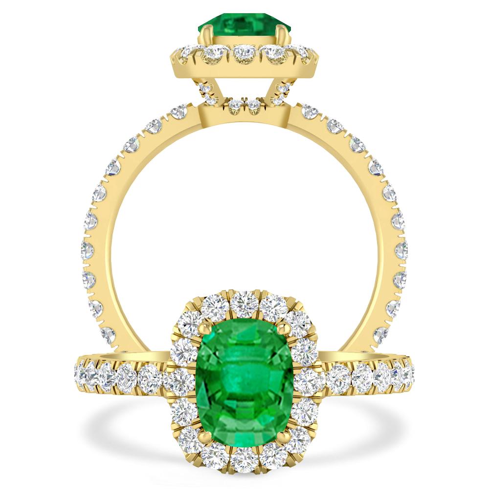 Yellow Gold - Emerald