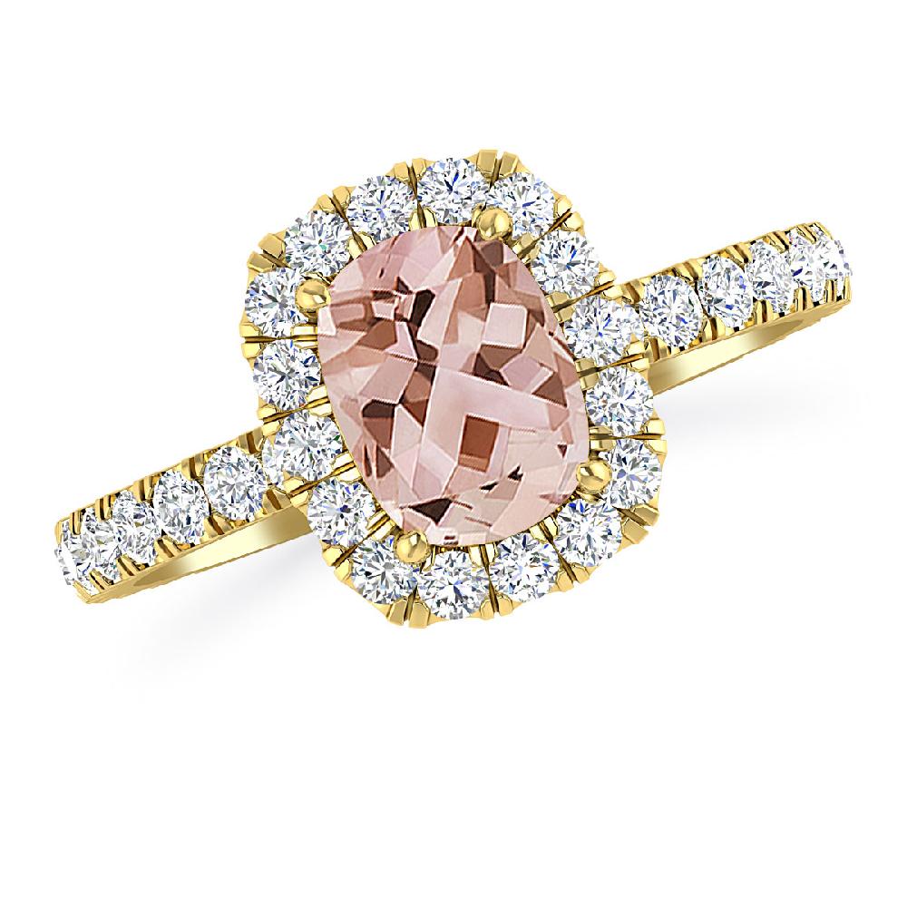 Yellow Gold - Morganite