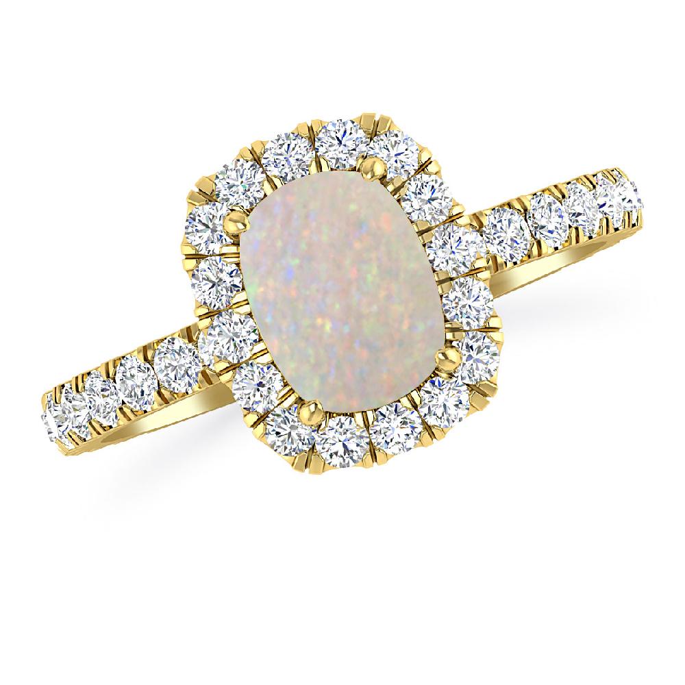 Yellow Gold - Opal