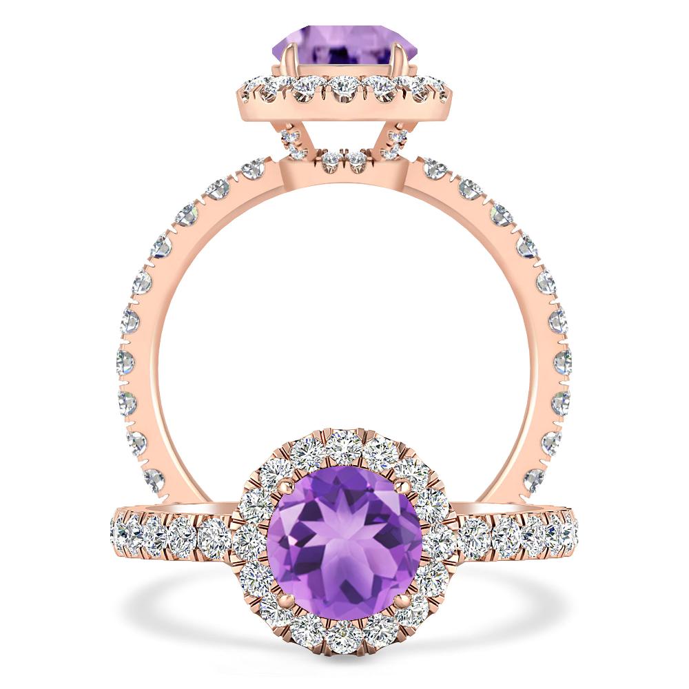 Rose Gold - Amethyst