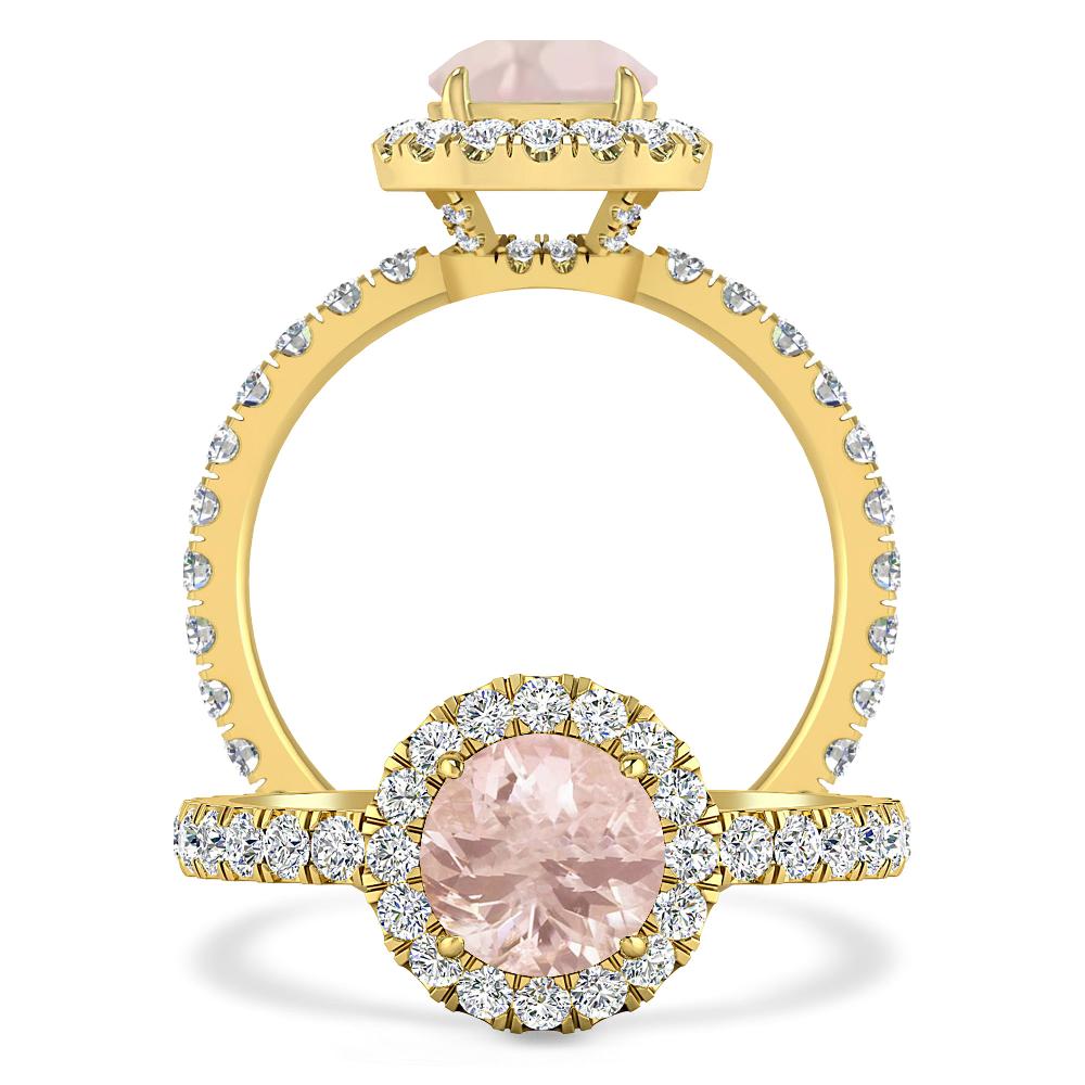 Yellow Gold - Morganite