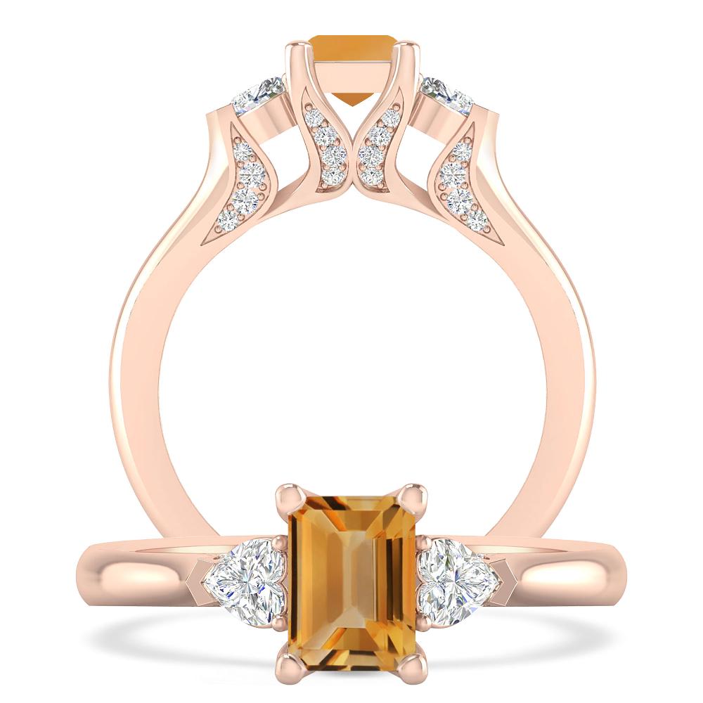Rose Gold - Citrine