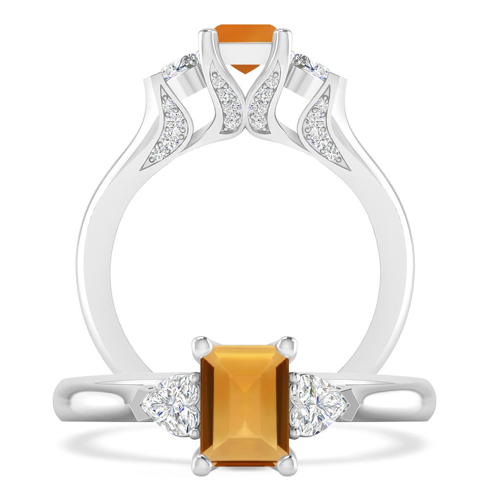 White Gold - Citrine