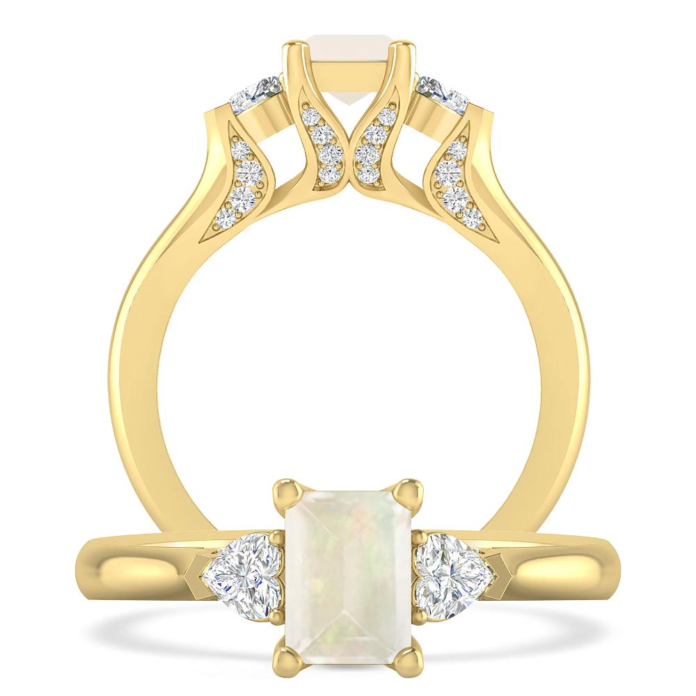Yellow Gold - Opal