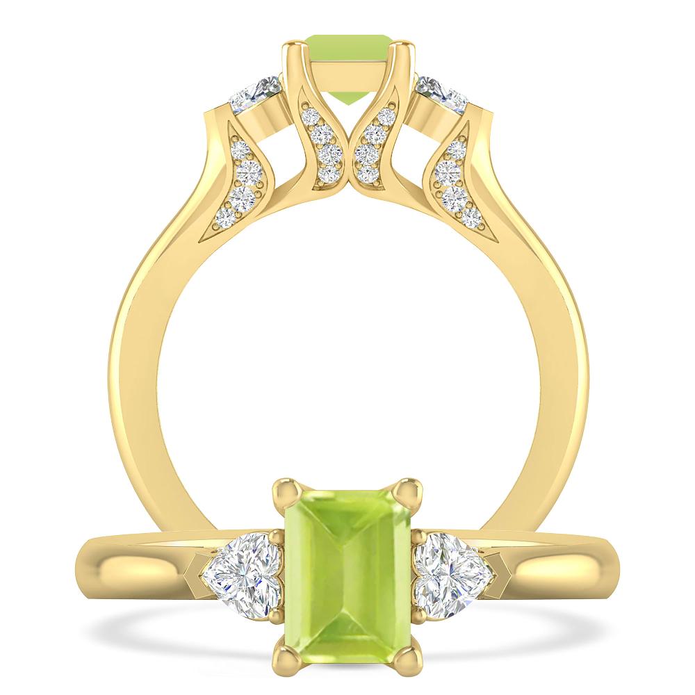 Yellow Gold - Peridot