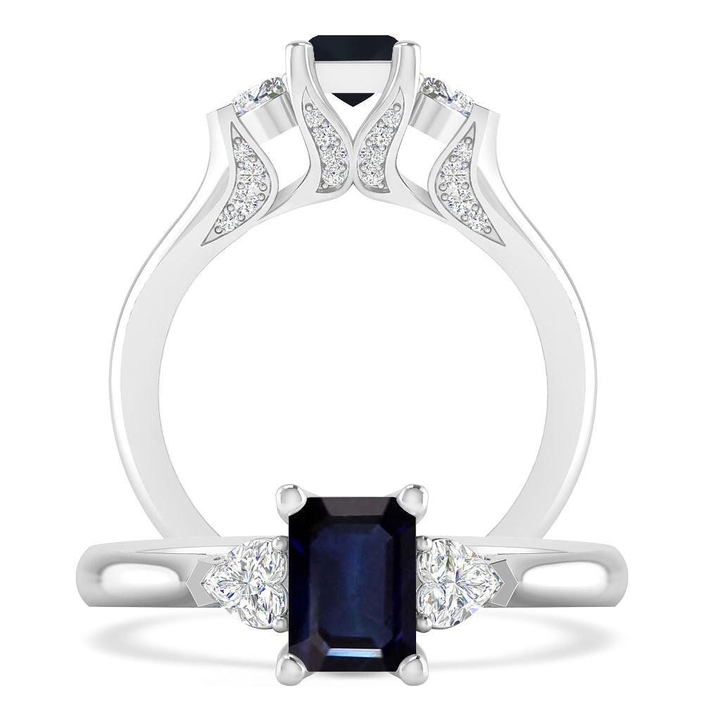 White Gold - Sapphire