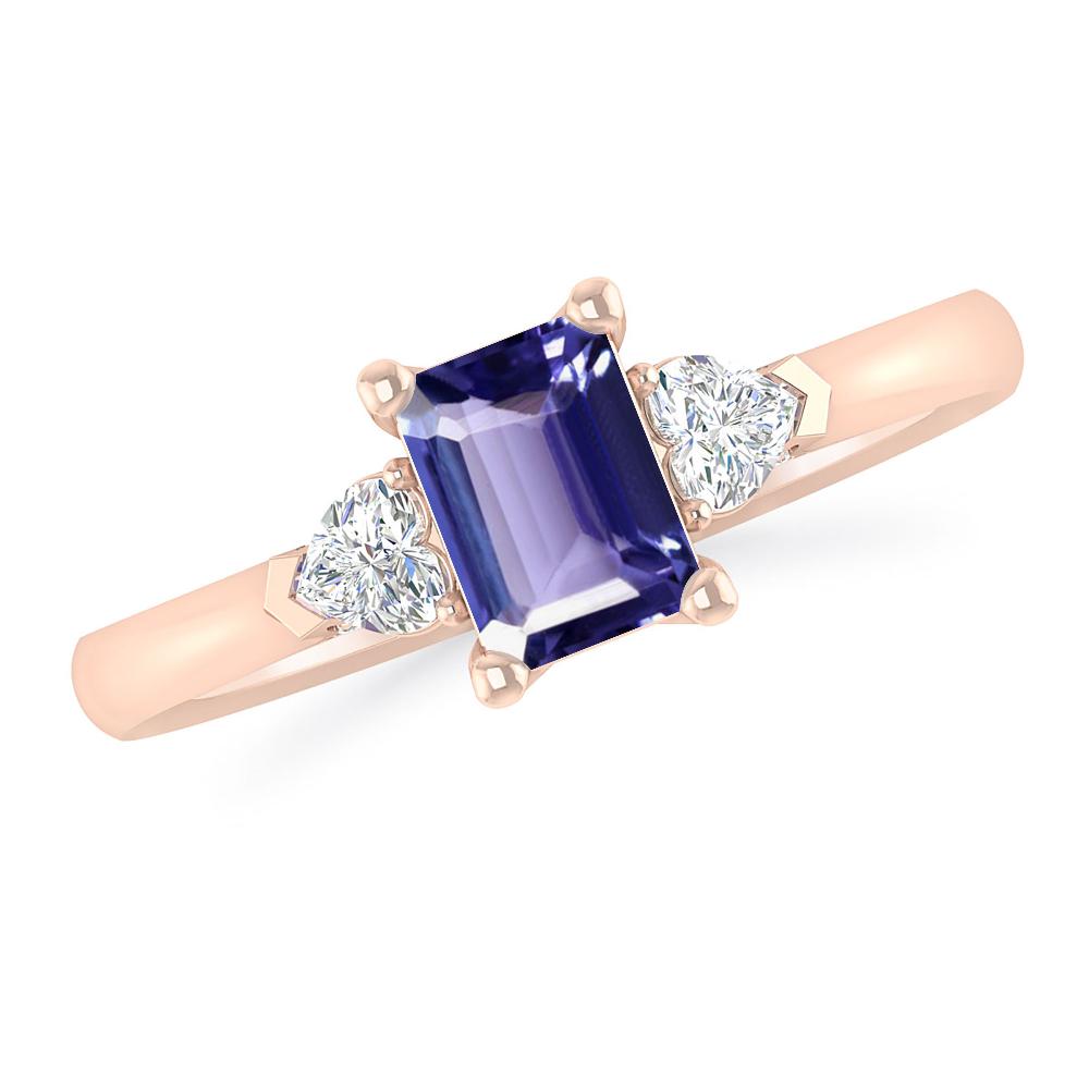 Rose Gold - Tanzanite