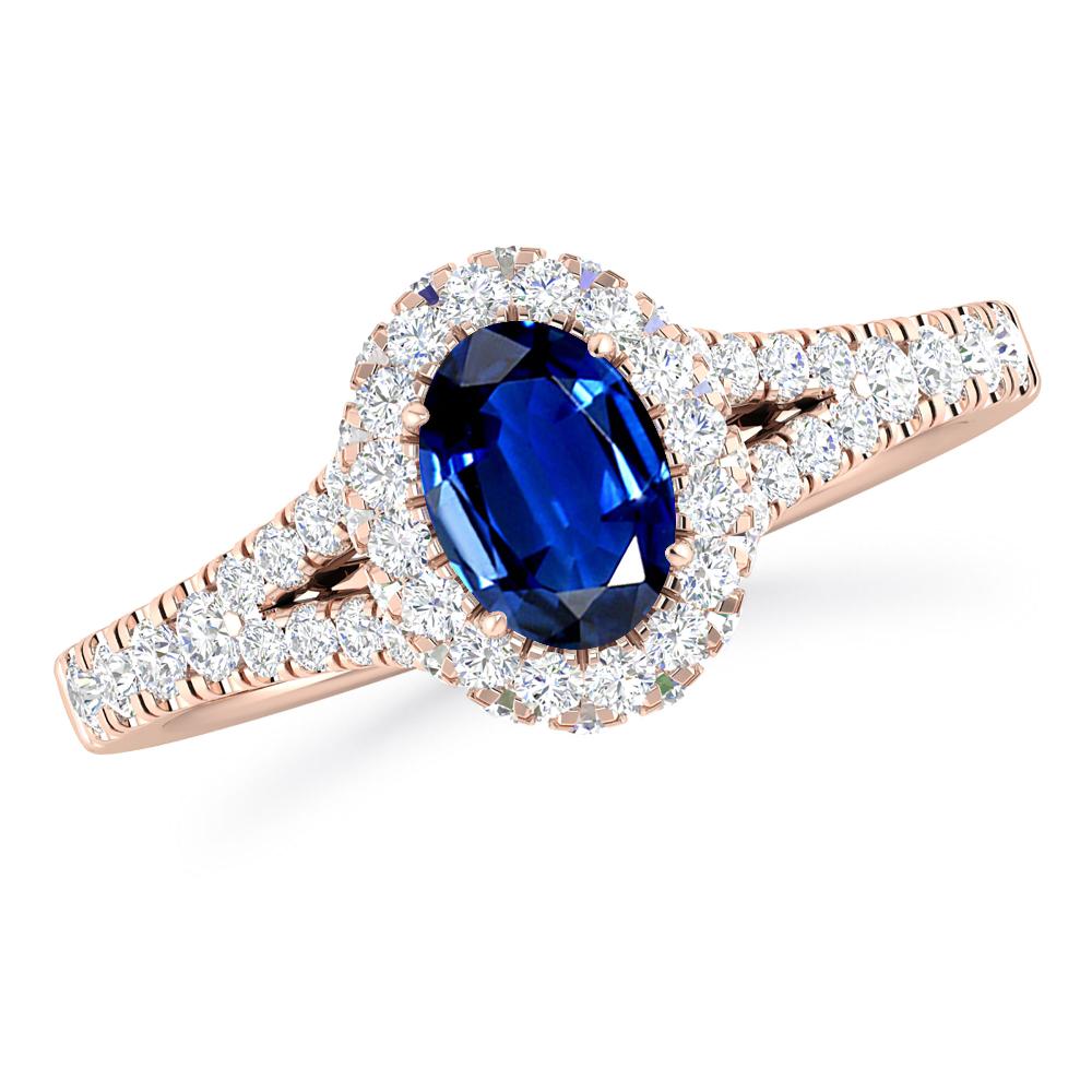 Rose Gold - Sapphire