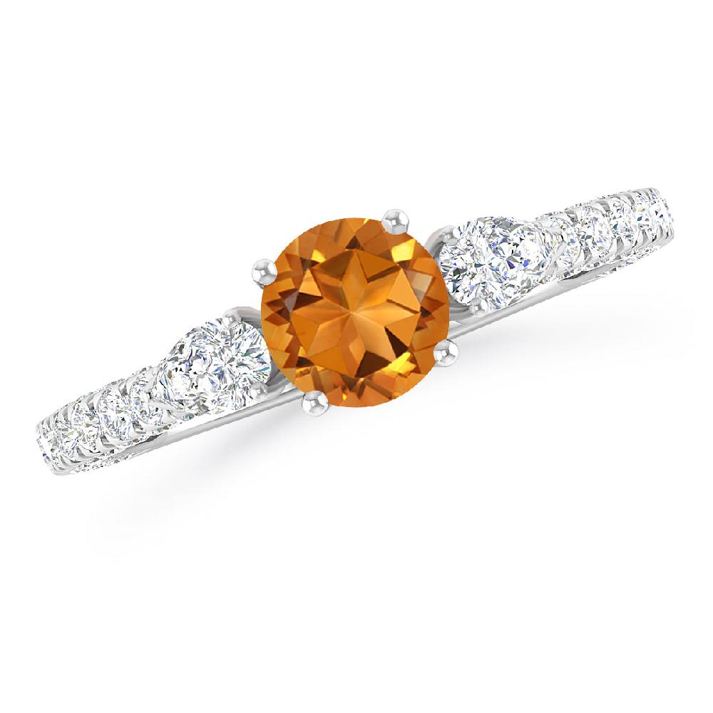 White Gold - Citrine