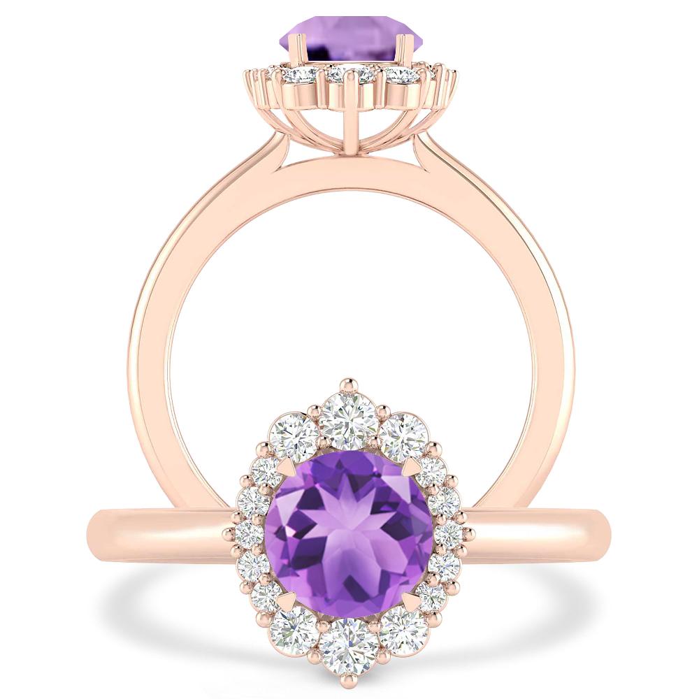 Rose Gold - Amethyst