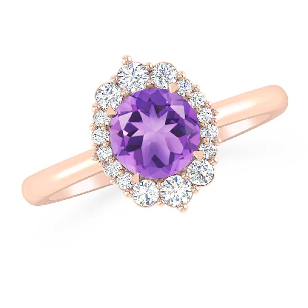 Rose Gold - Amethyst