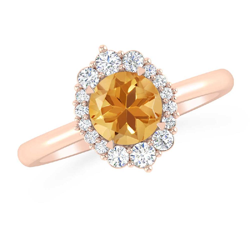 Rose Gold - Citrine