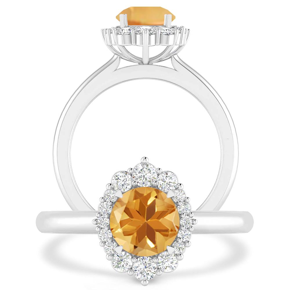 White Gold - Citrine