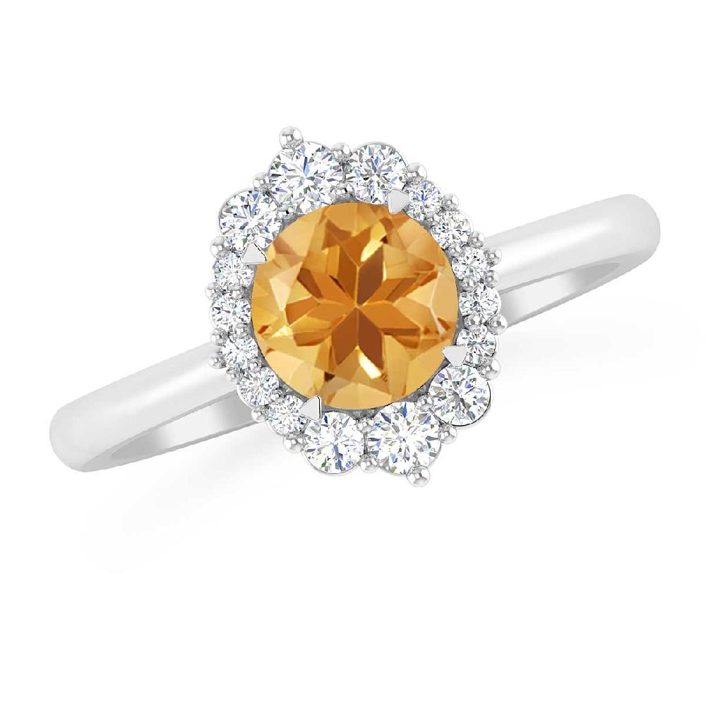 White Gold - Citrine