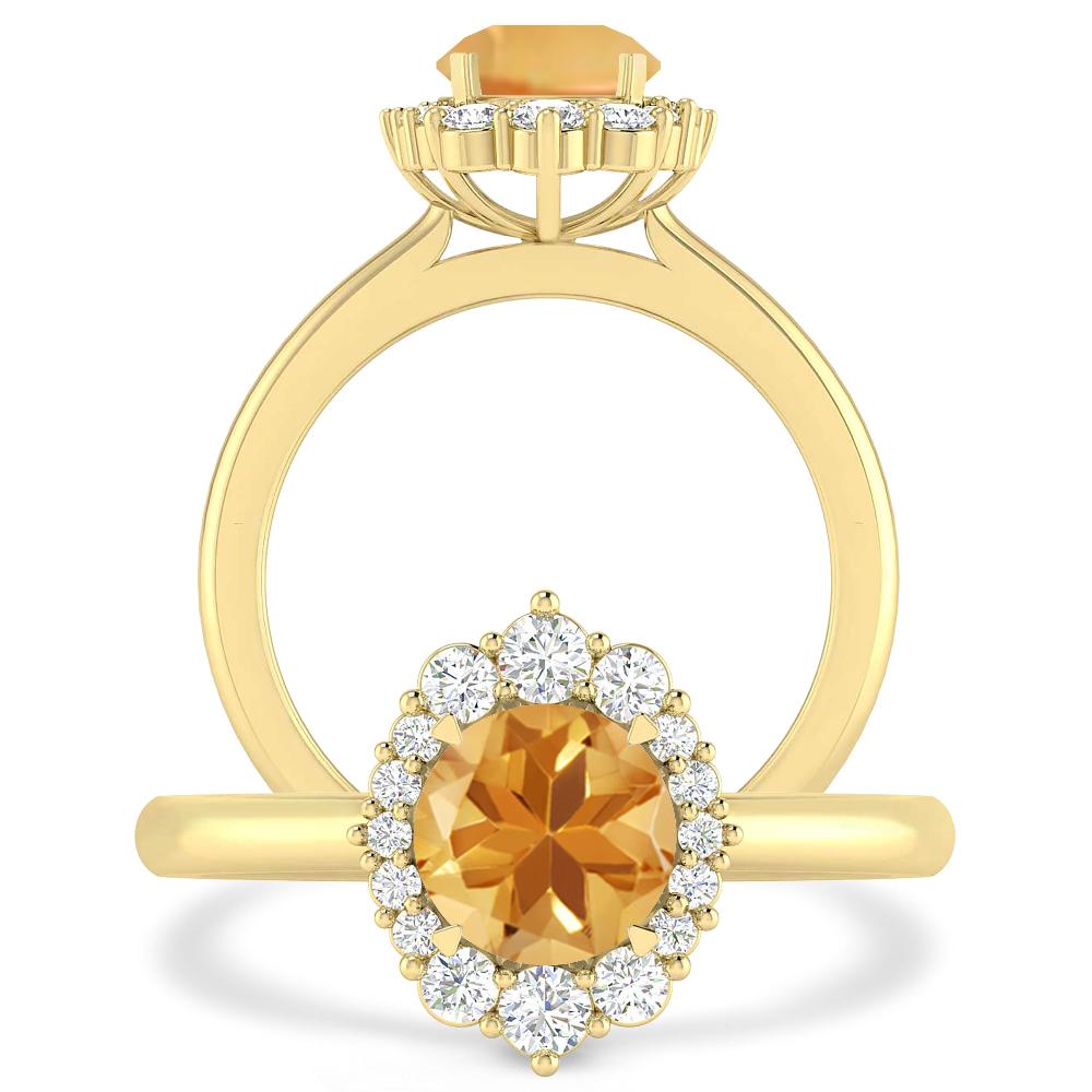 Yellow Gold - Citrine