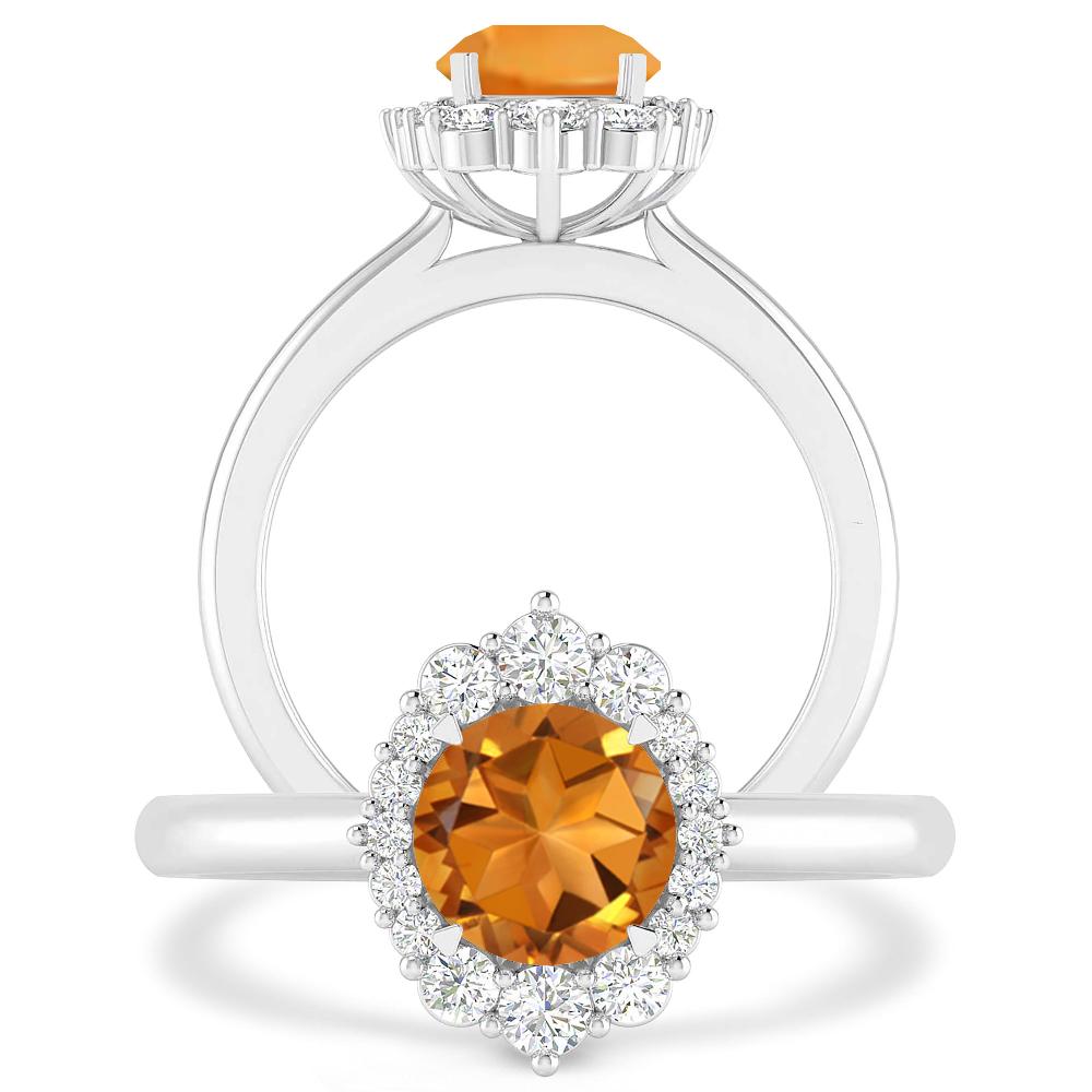 White Gold - Citrine