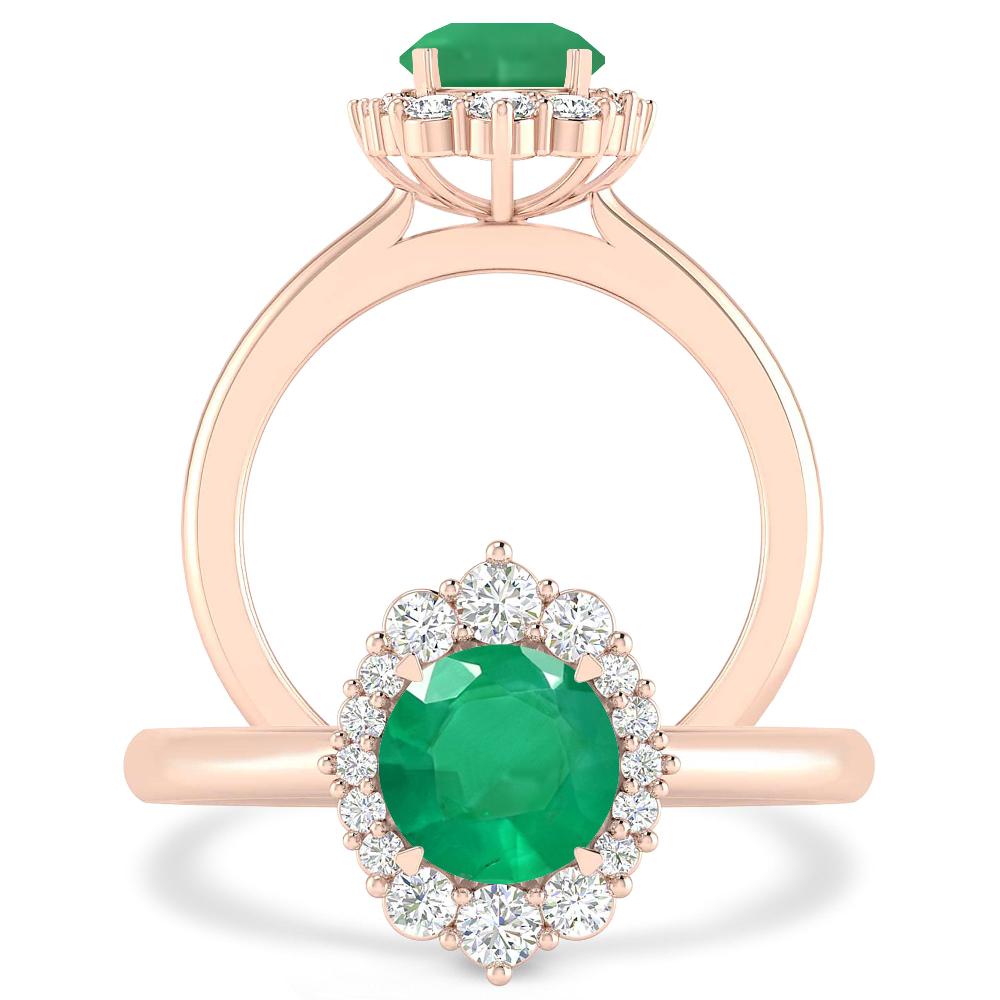 Rose Gold - Emerald