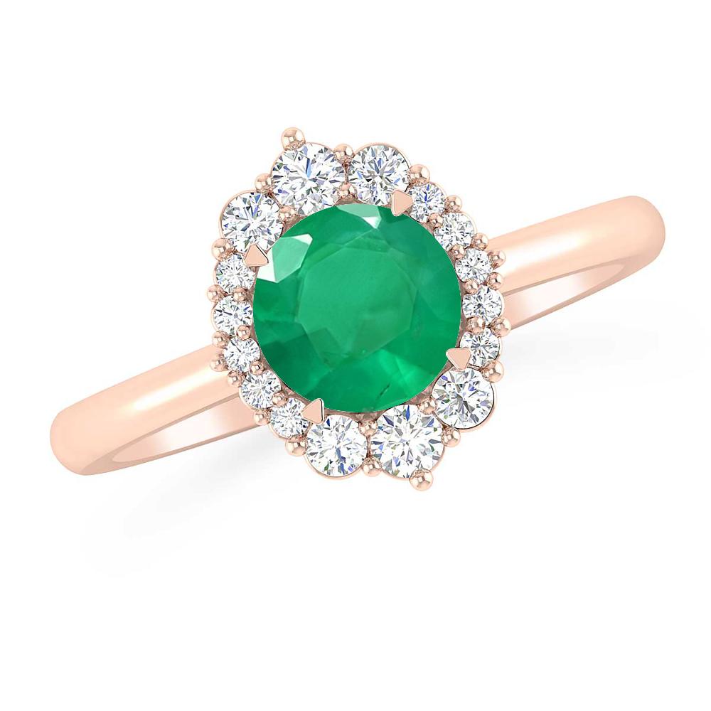 Rose Gold - Emerald