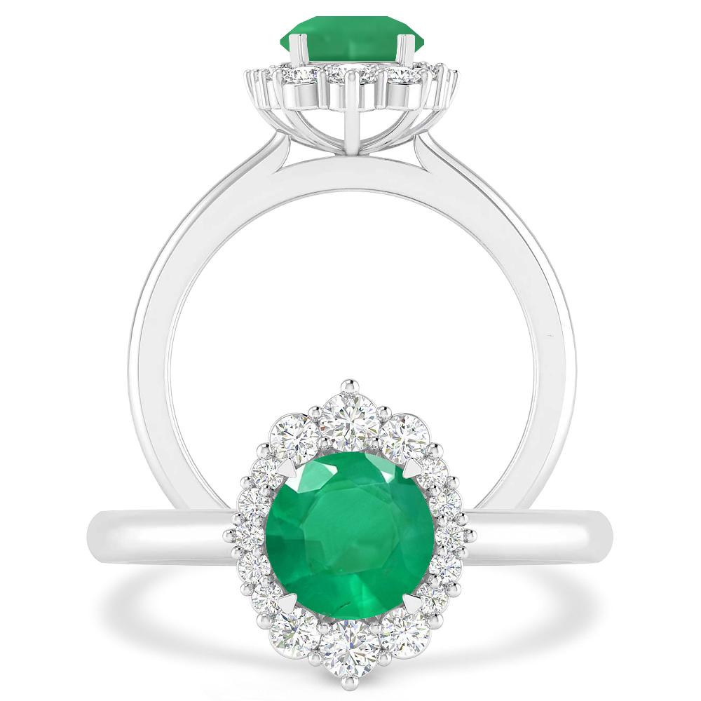 White Gold - Emerald