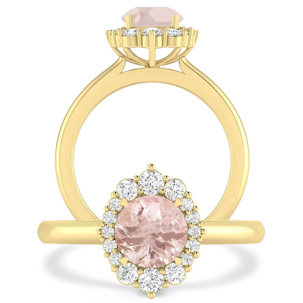 Yellow Gold - Morganite