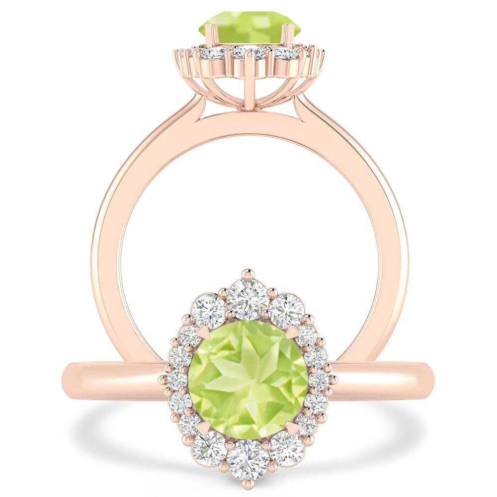 Rose Gold - Peridot