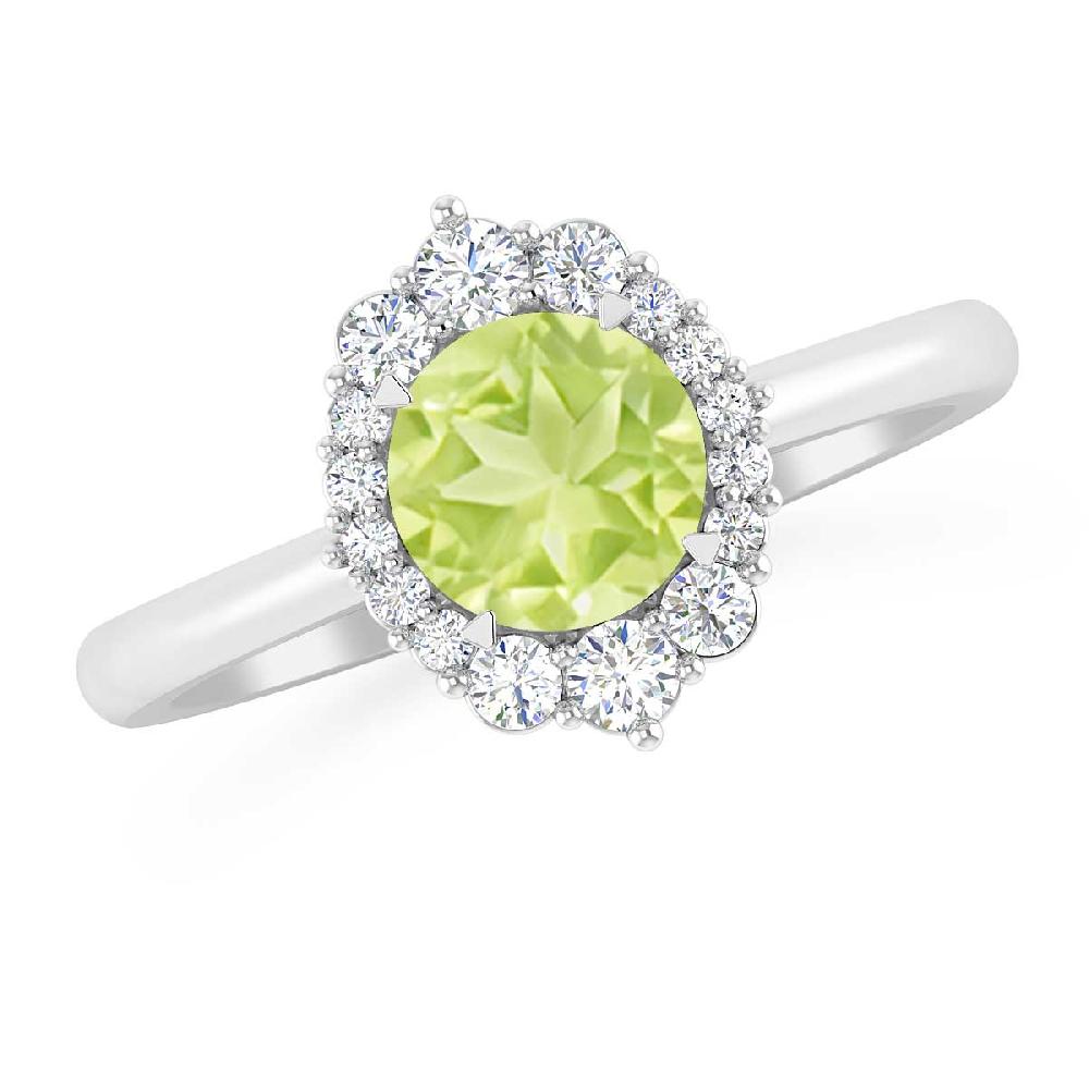 White Gold - Peridot