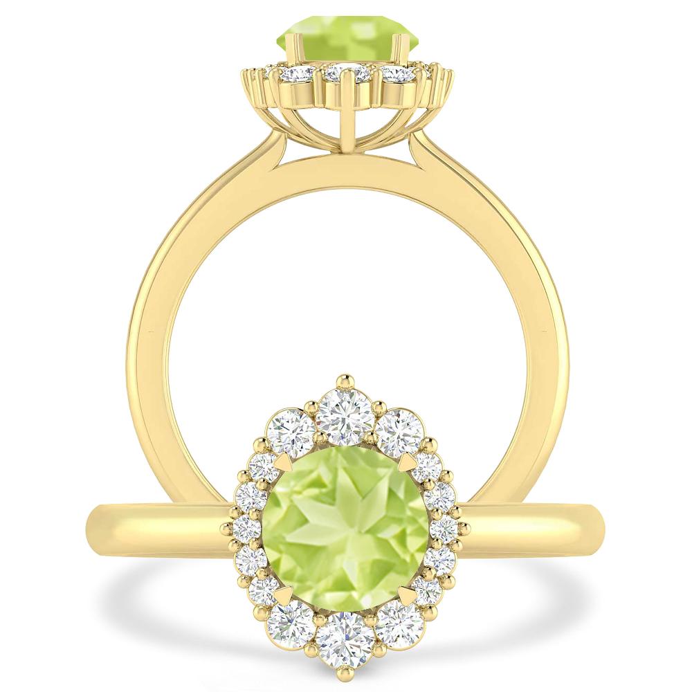 Yellow Gold - Peridot