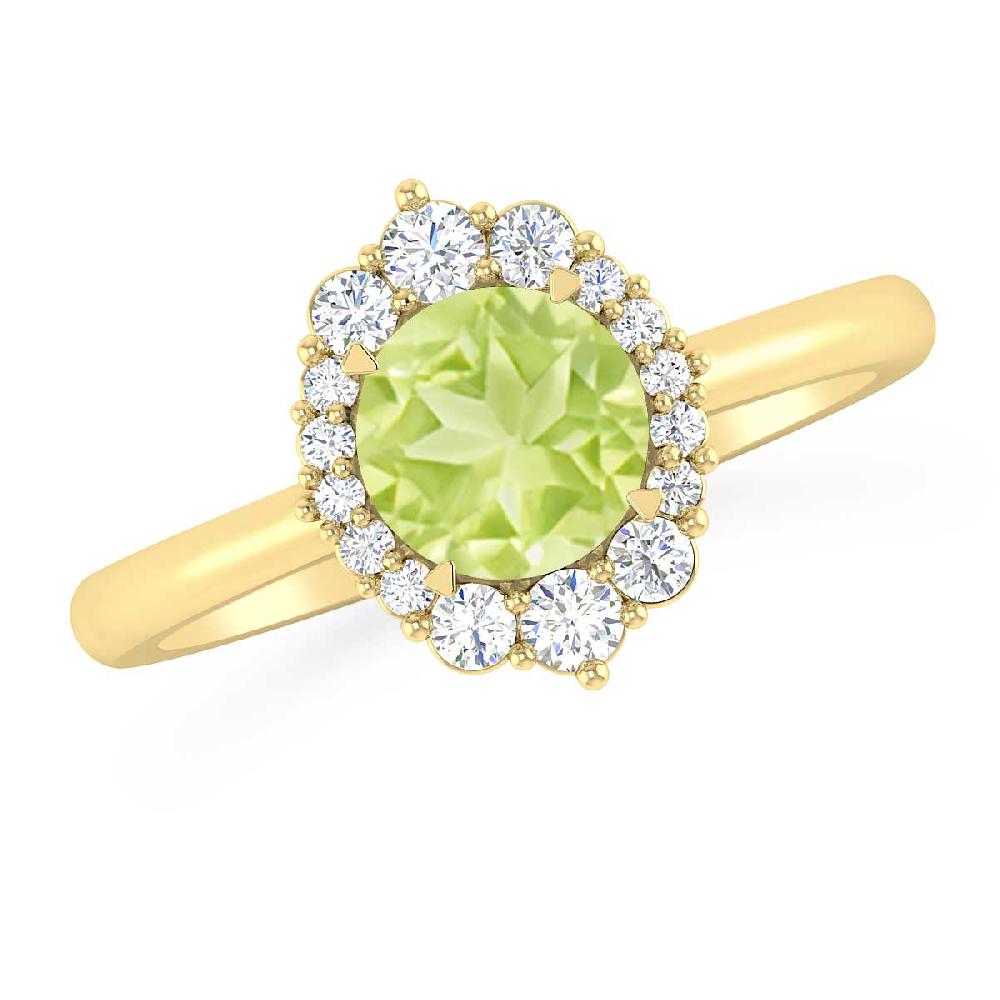 Yellow Gold - Peridot