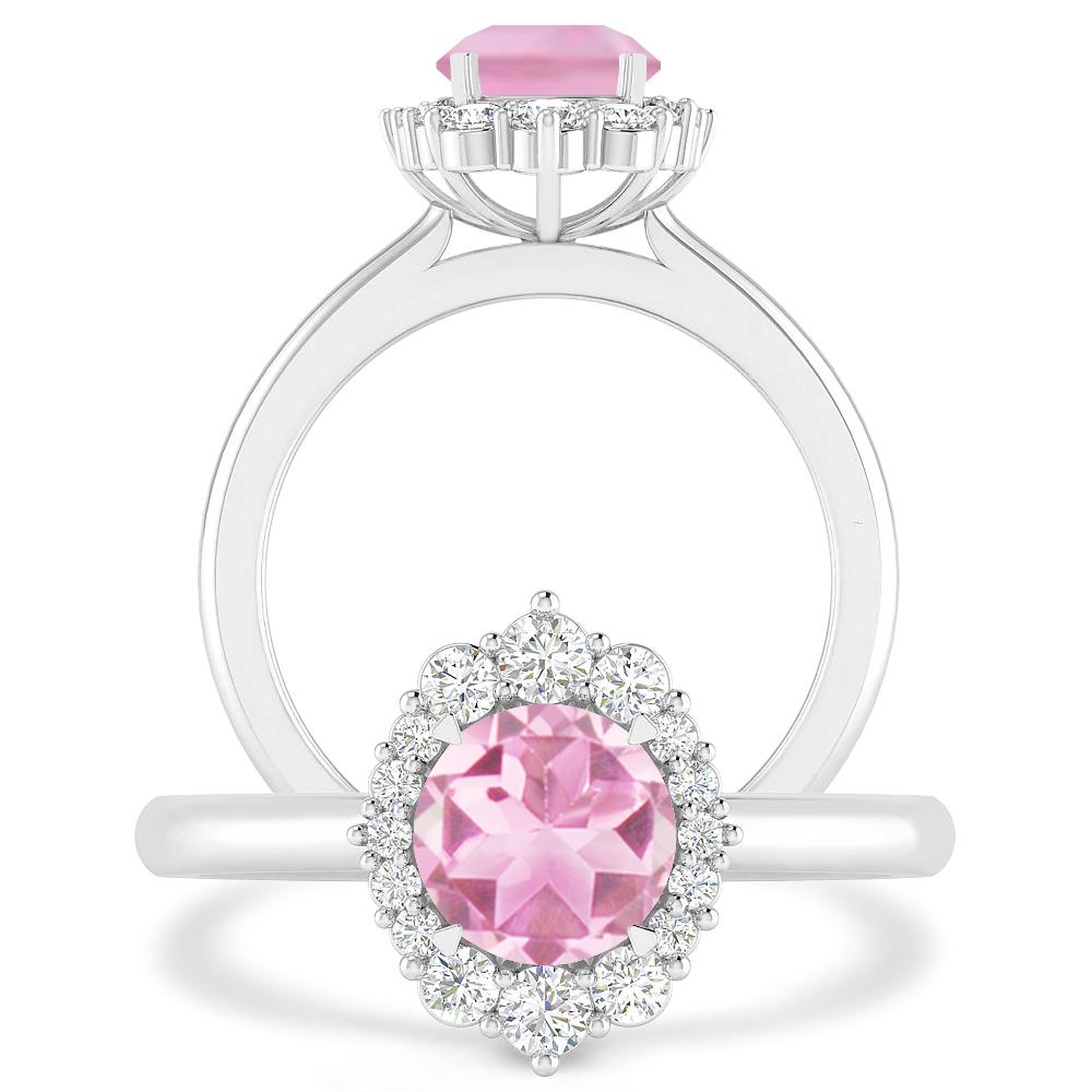 White Gold - Pink Tourmaline