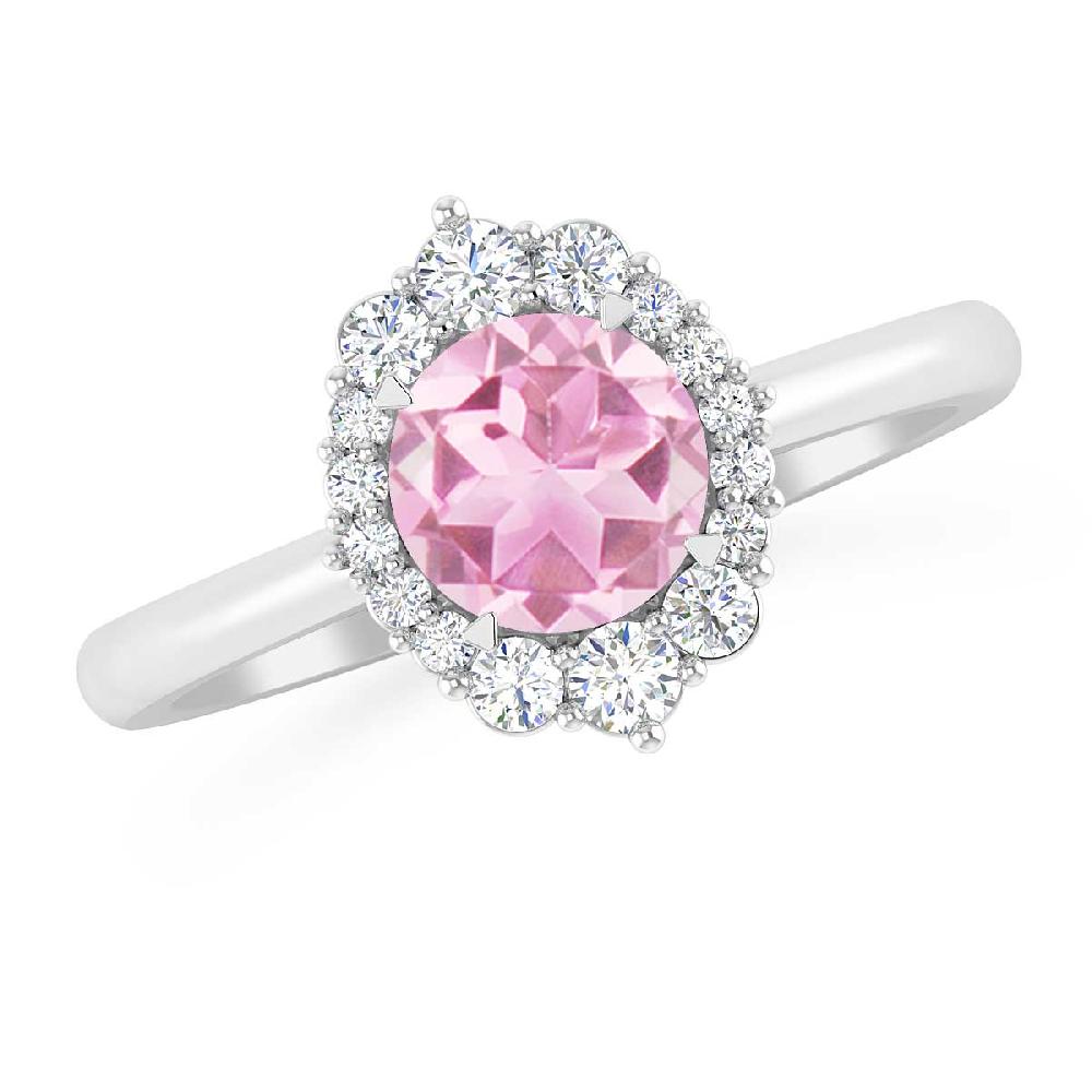 White Gold - Pink Tourmaline