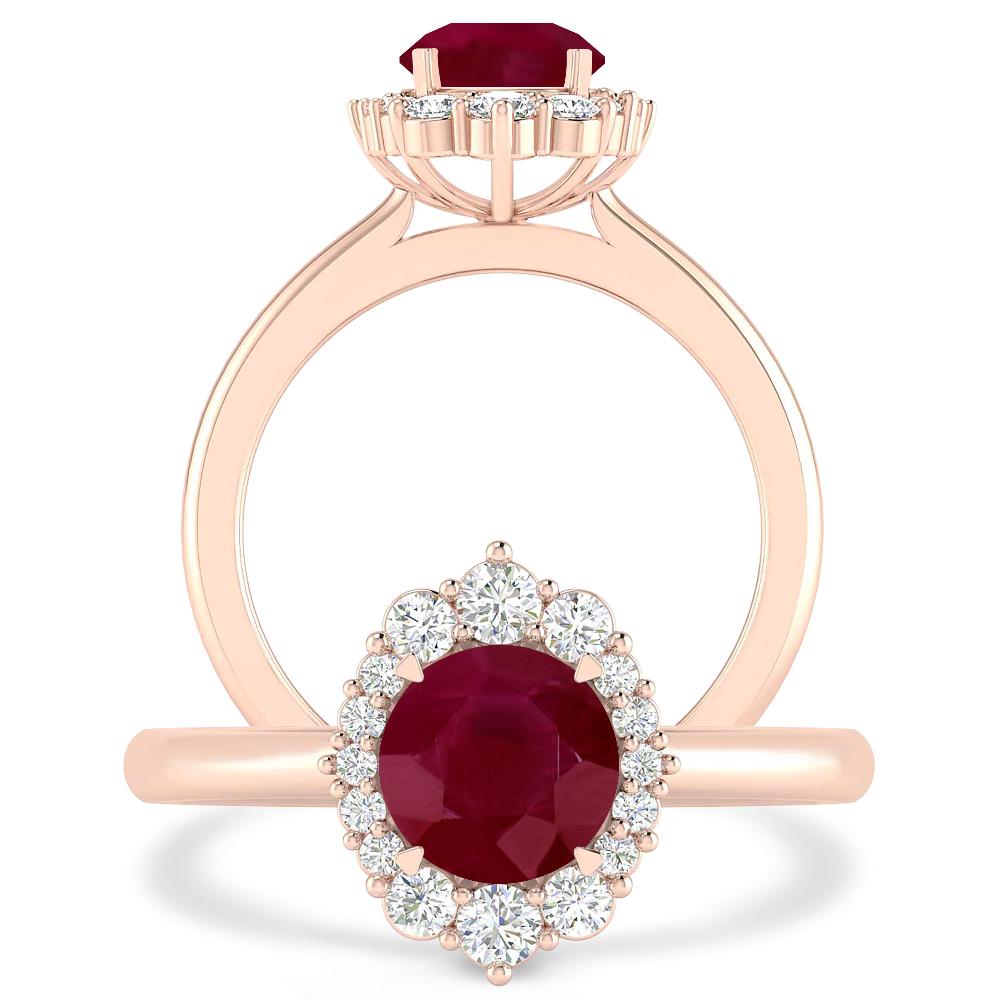 Rose Gold - Ruby