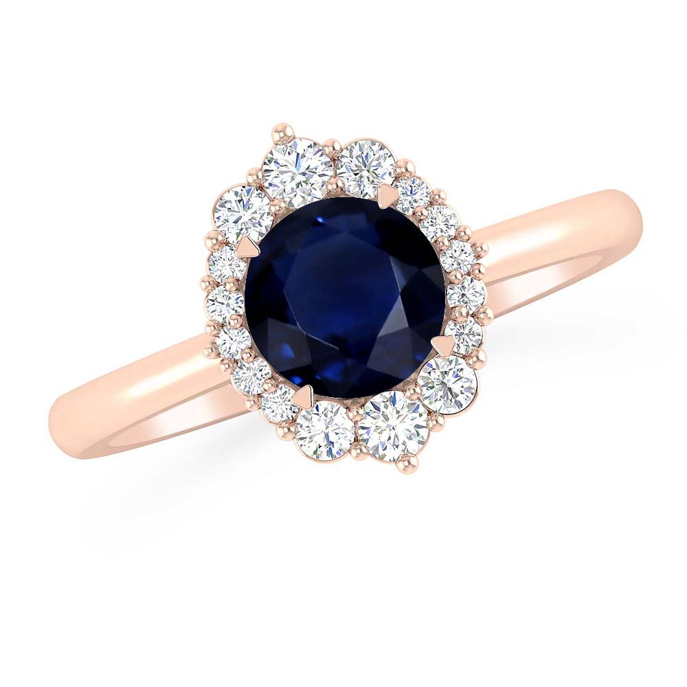 Rose Gold - Sapphire