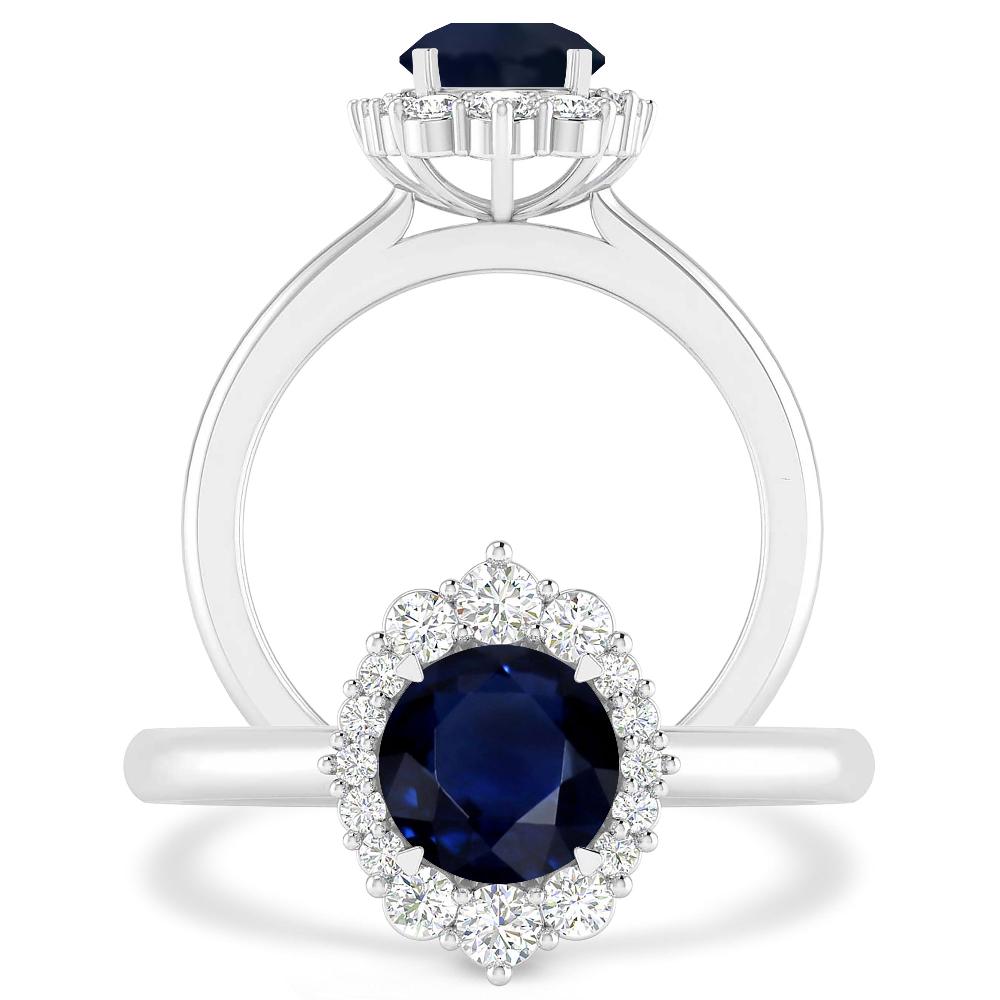 White Gold - Sapphire