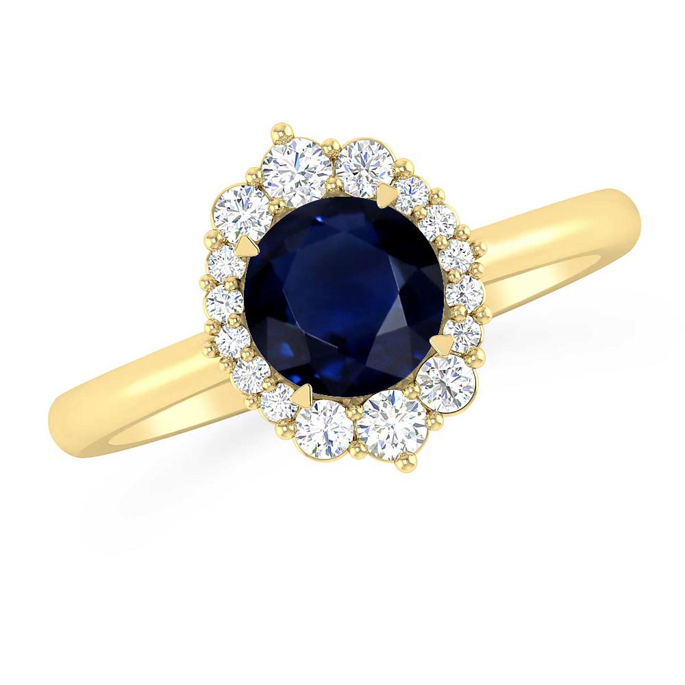 Yellow Gold - Sapphire